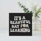 Teacher Life Gift Its a Beautiful Day for Learning 招待状 (スタンド正面)