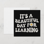 Teacher Life Gift Its a Beautiful Day for Learning 招待状 (正面/裏面)