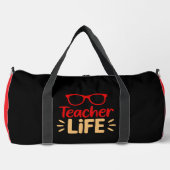 Teacher Life Glasses ダッフルバッグ (正面)