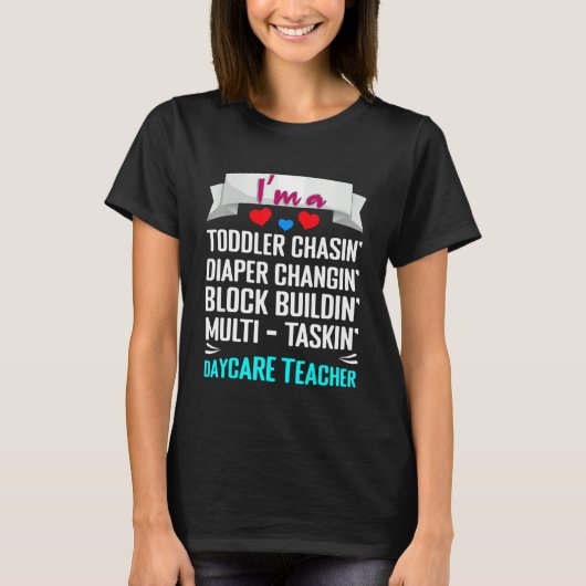 Teacher Life School Teacher Instructor Daycare Tシャツ (正面)