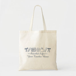 Teacher Life Tote Bag | Cute Teacher Gift トートバッグ