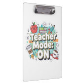 Teacher Mode: ON – Cute Funny Teacher Back to Scho クリップボード (右)