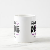 Teacher Mode On Halloween Custom Mug コーヒーマグカップ (中央)
