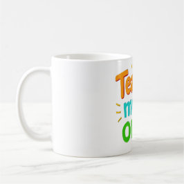 Teacher Mode On Mug – Funny Motivational Coffee Cu コーヒーマグカップ