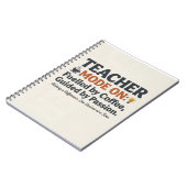 Teacher Mode On style quotes ノートブック (左側)