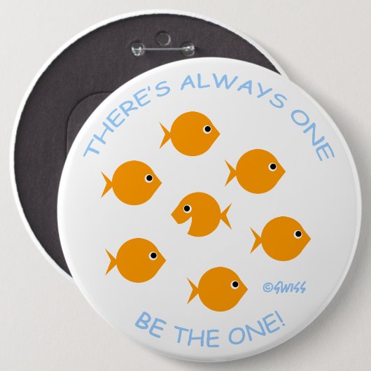 Teacher Motivation Button 6 Inch Diameter 缶バッジ (正面&裏面)