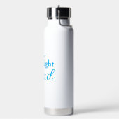 Teacher Motivation Quote Inspiration ウォーターボトル (左面)