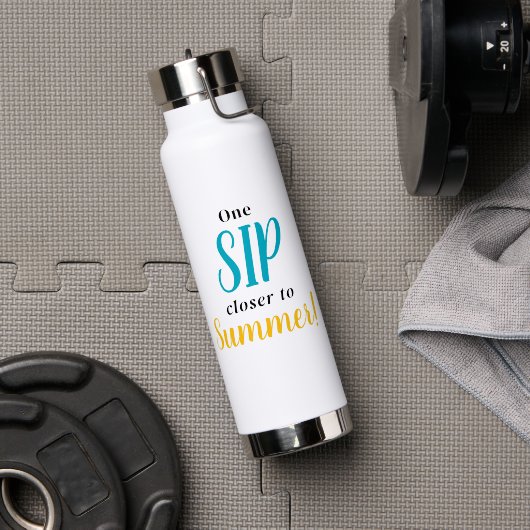 Teacher Motivation Quote Inspiration ウォーターボトル (ジム (回転後))