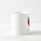 Teacher_Mug3 (個人化して下さい) コーヒーマグカップ (中央)