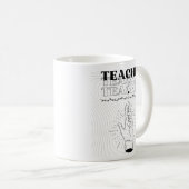 Teacher Mug – Ceramic Coffee Mug  コーヒーマグカップ (正面右)