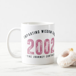  Teacher Mug - Imparting Wisdom Since 2002  コーヒーマグカップ