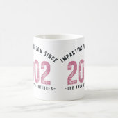  Teacher Mug - Imparting Wisdom Since 2002  コーヒーマグカップ (中央)