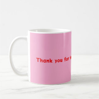 Teacher Mug Pink コーヒーマグカップ