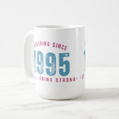 Teacher Mug – Teaching Since 1995 コーヒーマグカップ (正面左)
