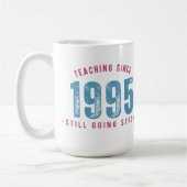 Teacher Mug – Teaching Since 1995 コーヒーマグカップ (左)