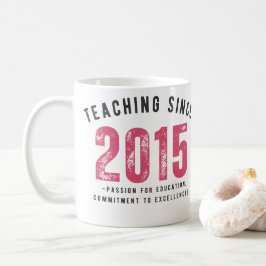 Teacher Mug | Teaching Since 2015 コーヒーマグカップ