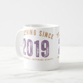 Teacher Mug | Teaching Since 2019 コーヒーマグカップ (正面左)