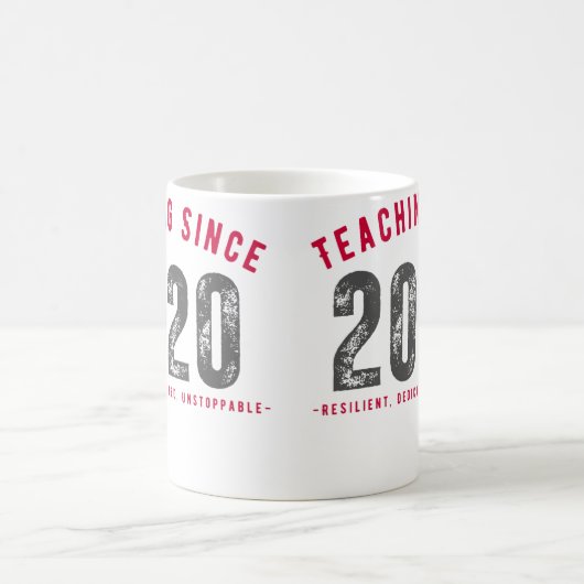 Teacher Mug | Teaching Since 2020 コーヒーマグカップ (中央)