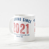 Teacher Mug | Teaching Since 20212 コーヒーマグカップ (正面左)