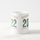 Teacher Mug | Teaching Since 2022 コーヒーマグカップ (中央)