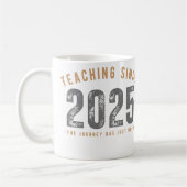 Teacher Mug | Teaching Since 2025 コーヒーマグカップ (左)