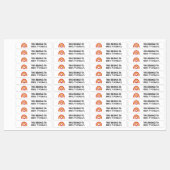 Teacher Name Labels – Personalized Rainbow Design ラベル (シート)