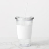 Teacher Name Personalized Class of Year Gift アクリルタンブラー (裏面)