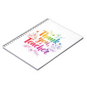 Teacher Notebook – Thank You, Teacher! ノートブック (左側)