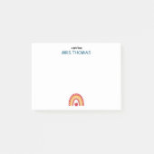 Teacher Notes – Personalized Rainbow Desig ポストイット (正面)