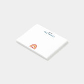 Teacher Notes – Personalized Rainbow Desig ポストイット (アングル)