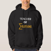 Teacher of ∑olutions Algebra Math Teacher パーカ (正面)