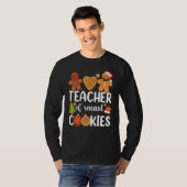 Teacher Of Smart Cookies Cute Gingerbread Christma Tシャツ (正面フル)