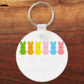 teacher of the sweetest peeps, retro, vintage キーホルダー (正面)