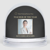 Teacher of the Year Photo Logo Gold Business  (正面)