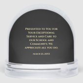 Teacher of the Year Photo Logo Gold Business  (裏面)