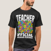 TEACHER - OFFICIAL HOMEWORK REMINDER Tシャツ (正面)