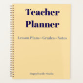 Teacher Planner | Lesson Plans, Grades & Classroom プランナー手帳 (正面)