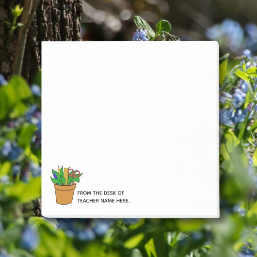 Teacher Post-It Notes with Name Personalization ポストイット