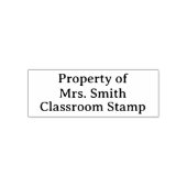 Teacher Property Of Self-Inking Stamp セルフインキングスタンプ (デザイン)
