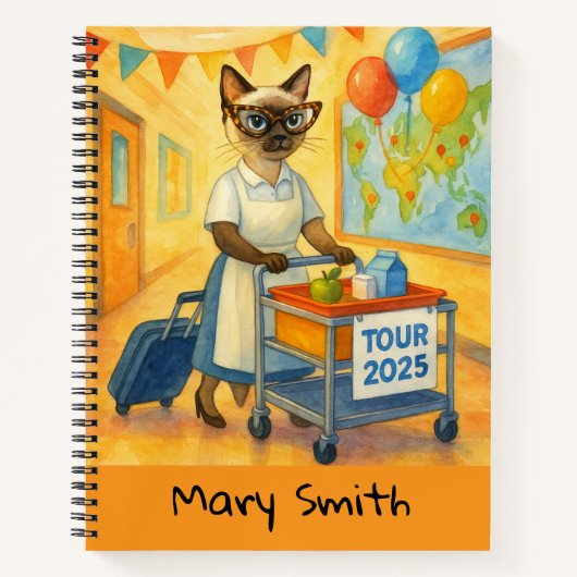 Teacher Retirement 2025 for Cat lovers ノートブック (正面)