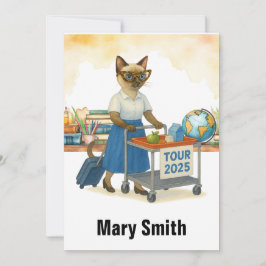 Teacher  retirement 2025 for cat lovers 招待状