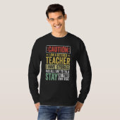 Teacher Retirement Apparel Retired Teacher for Men Tシャツ (正面フル)