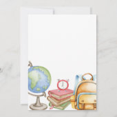 Teacher Retirement Party Invitation 招待状 (裏面)