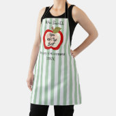 Teacher Retirement Thank You Apple Apron | 退職 エプロン (インサイチュ)