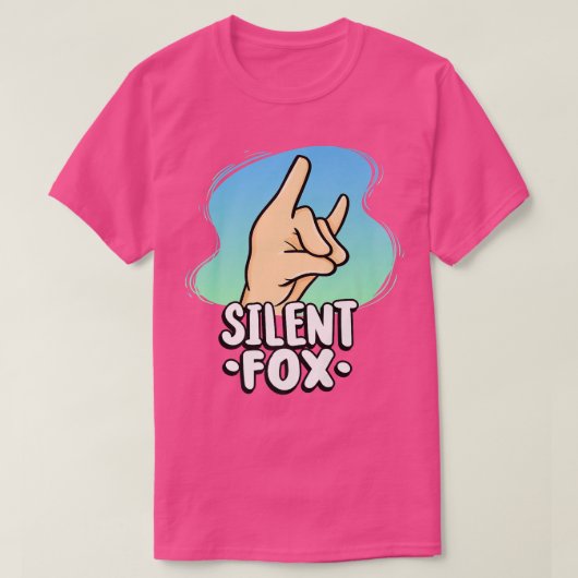 Teacher Silent Fo For Quiet Student In Class Premi Tシャツ (デザイン正面)