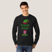 Teacher Squad Elf Family Matching Group Christmas  Tシャツ (正面フル)