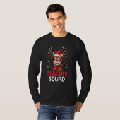 Teacher Squad Reindeer   Teacher Christmas Xmas Pa Tシャツ (正面フル)