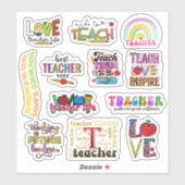 Teacher Stickers シール (シート)