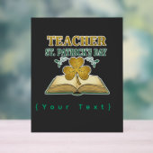 Teacher & Student Class of 2026 - 知識は光 アクリルサイン (ニュートラル)