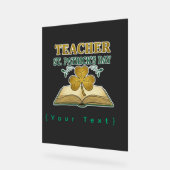 Teacher & Student Class of 2026 - 知識は光 アクリルサイン (傾斜)